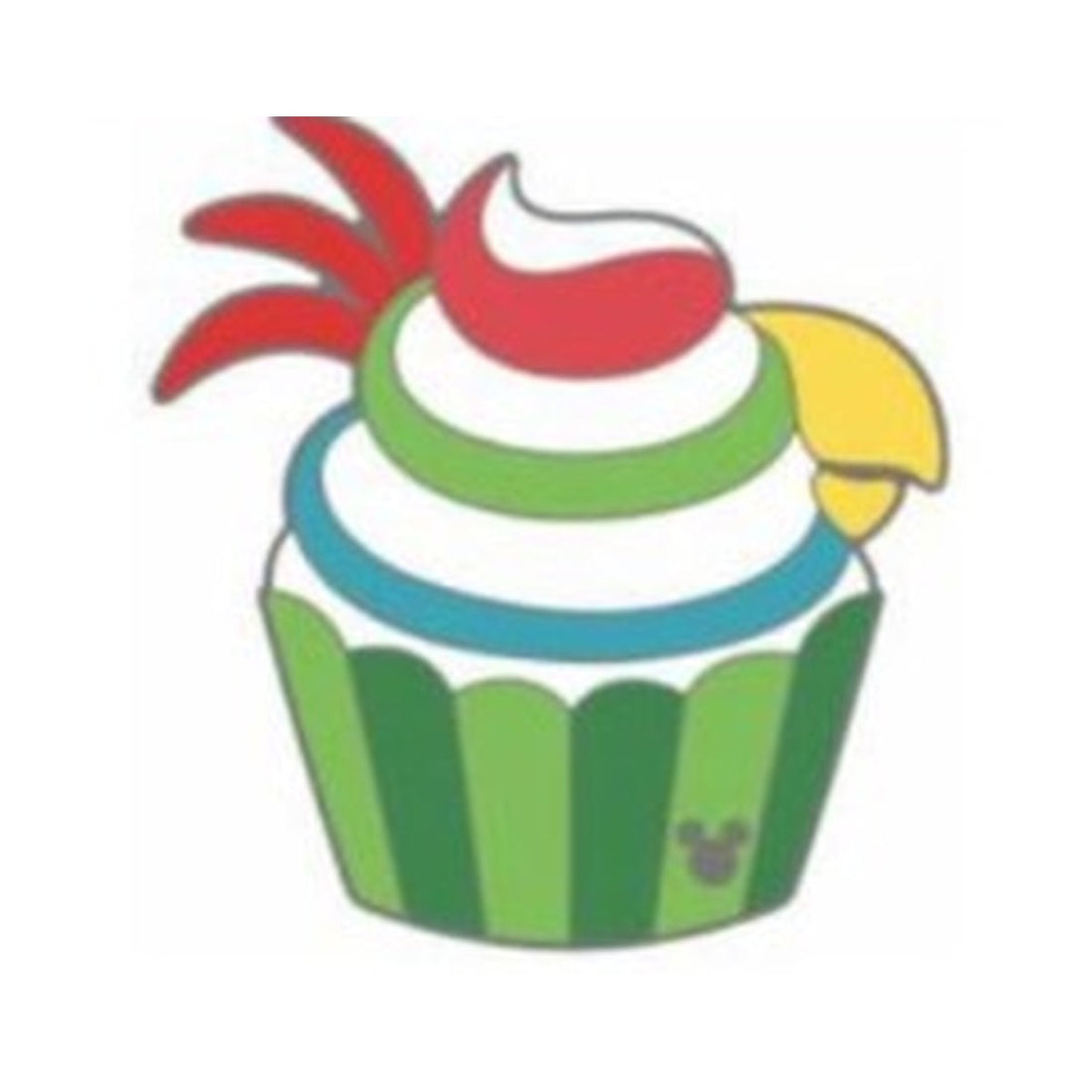 Tiki Bird Chaser Cupcakes pin