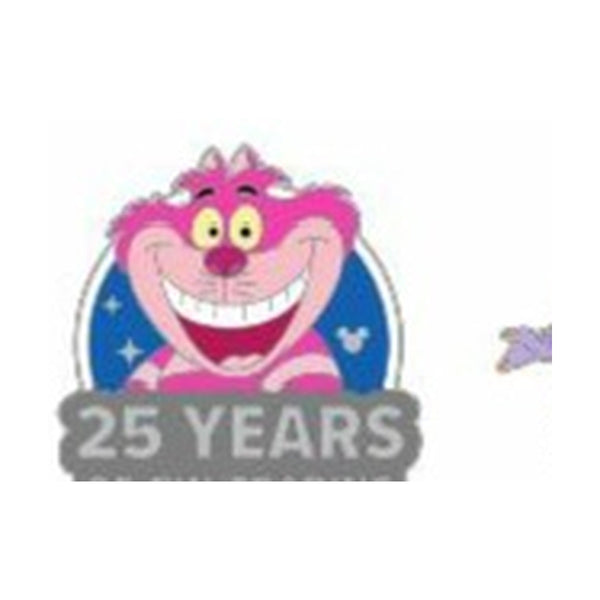 2025 Walt Disney World Hidden Disney Wave A – Cheshire Cat Pin Trading 25 Years