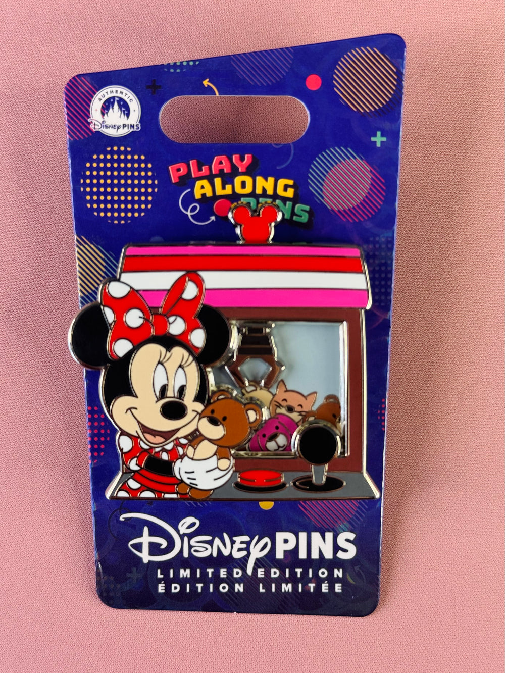 Disney Parks Play Along Pins - Minnie Mouse Claw Machine